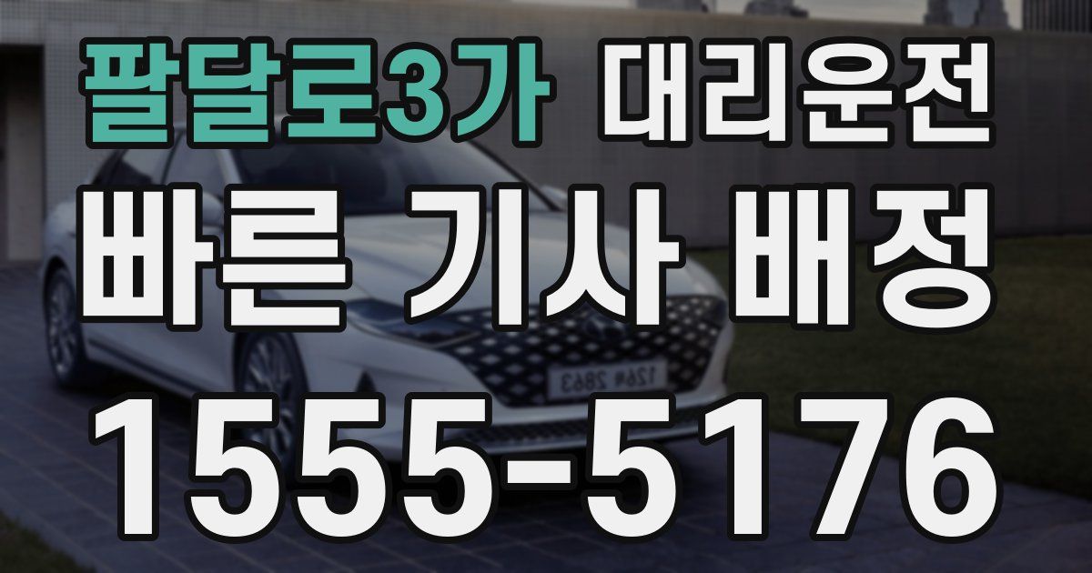 일일대리기사