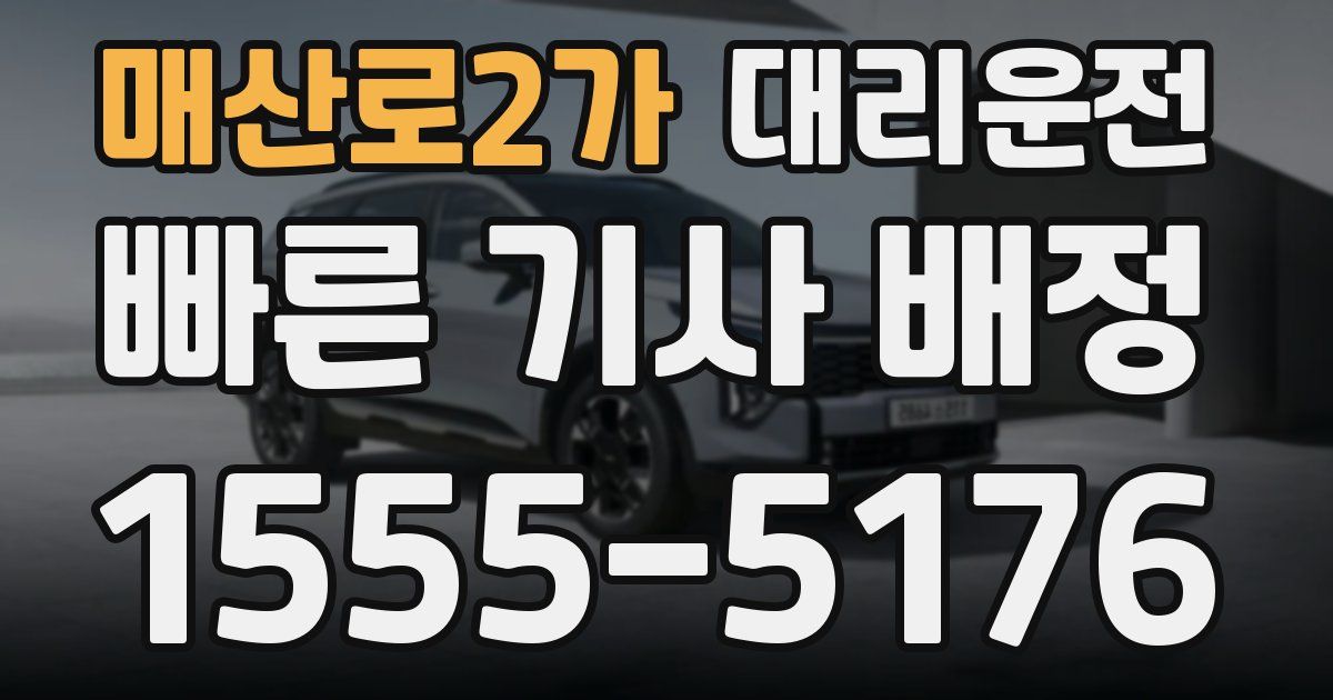 일일대리기사