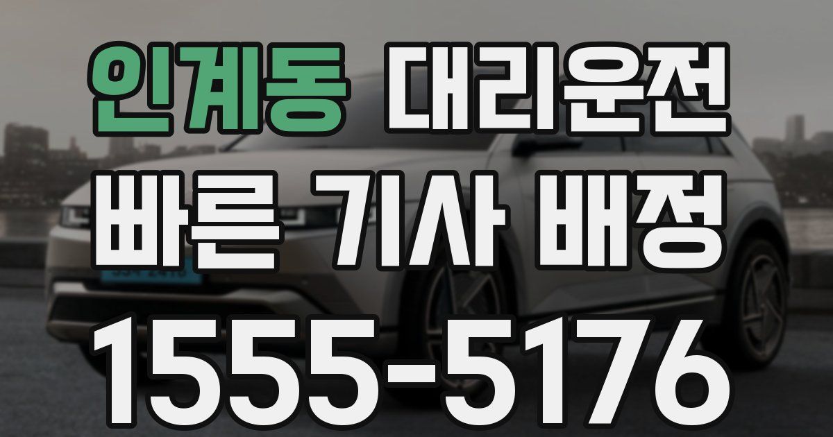 일일대리기사