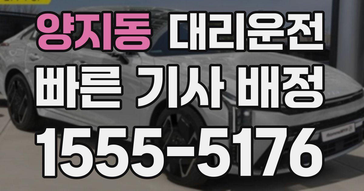 일일대리기사