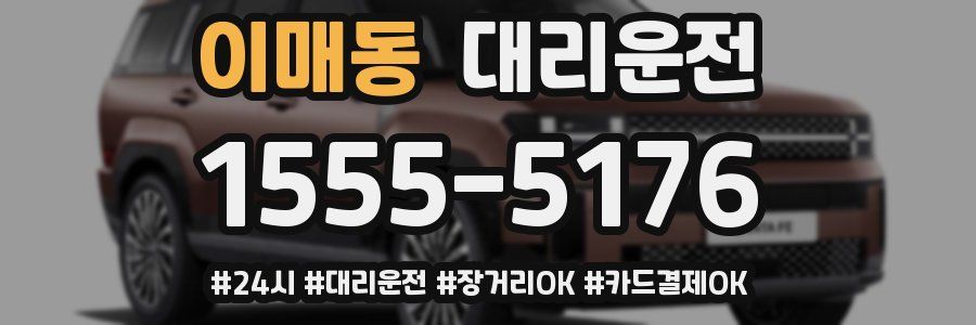 이매동 대리운전