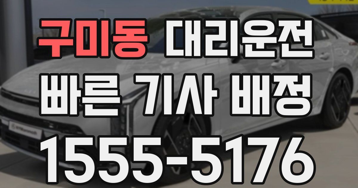 일일대리기사