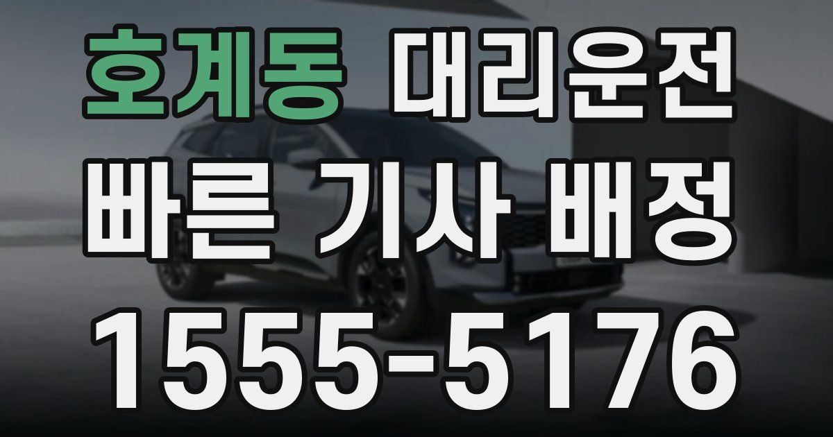 일일대리기사