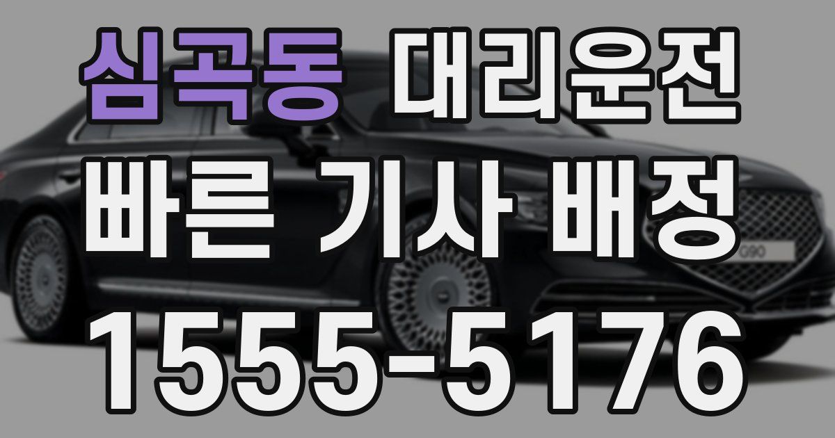 일일대리기사