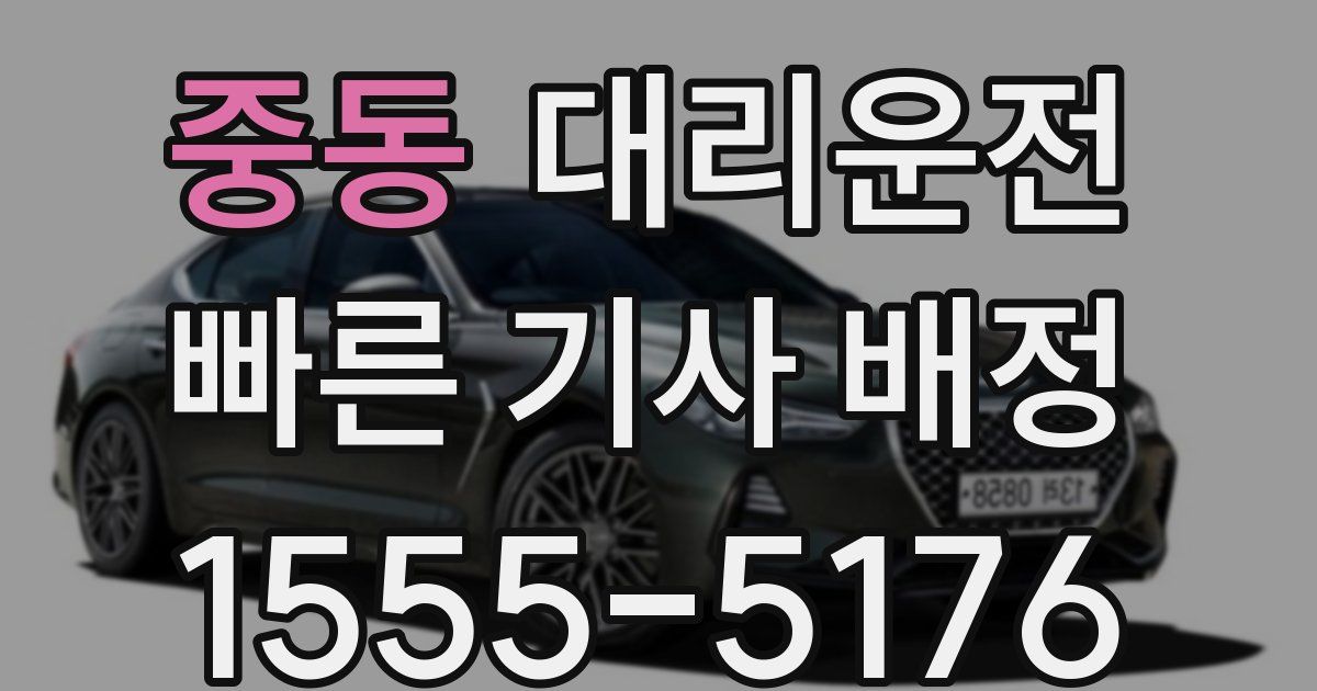 일일대리기사