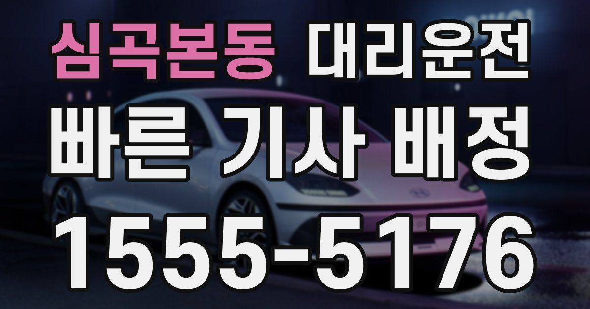 일일대리기사