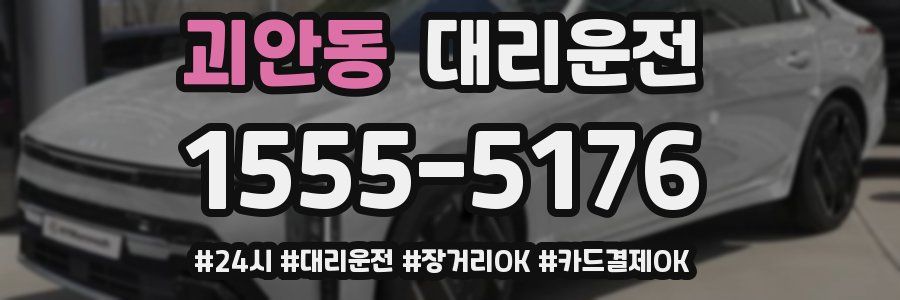 괴안동 대리운전