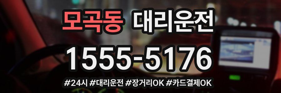 모곡동 대리운전