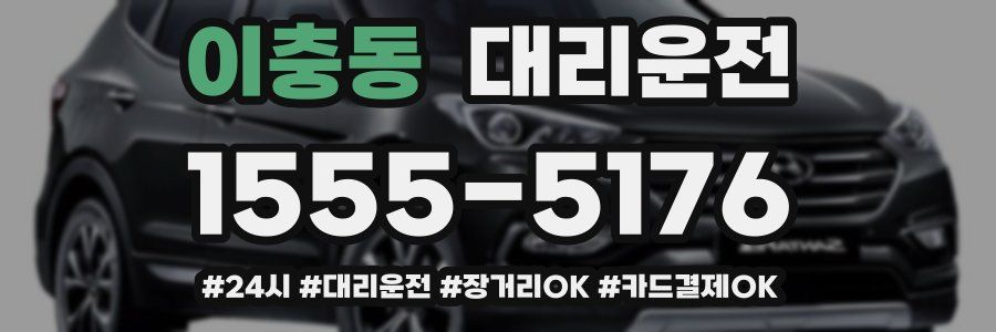 이충동 대리운전