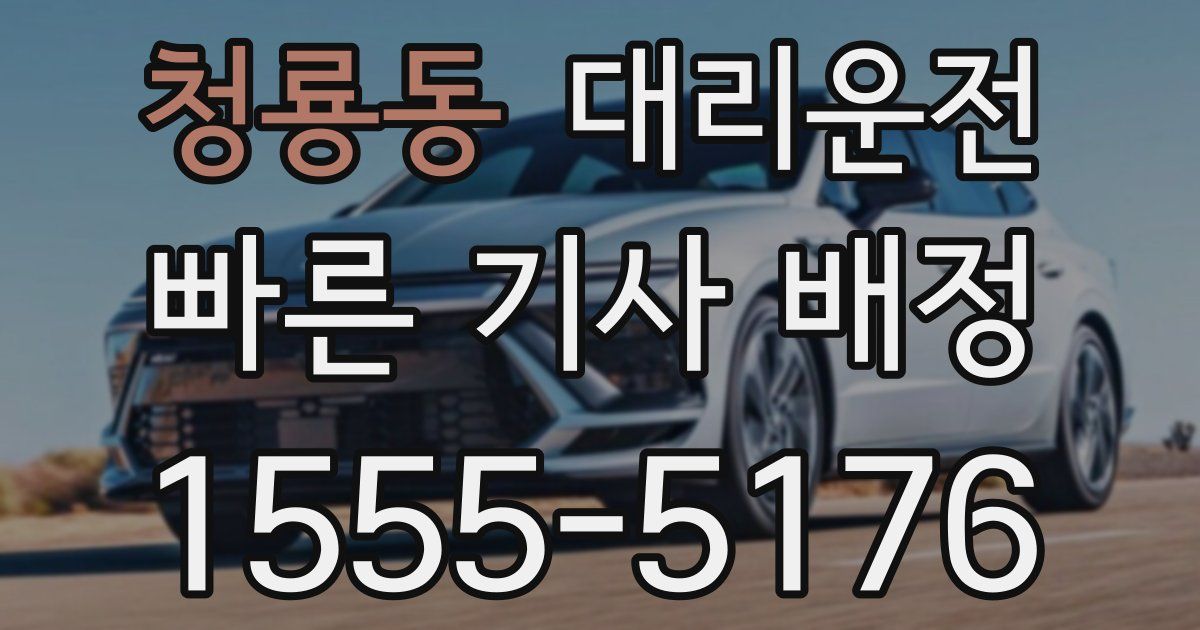 일일대리기사