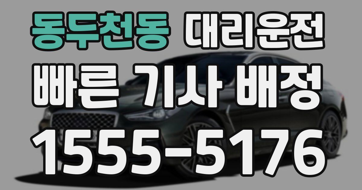 일일대리기사