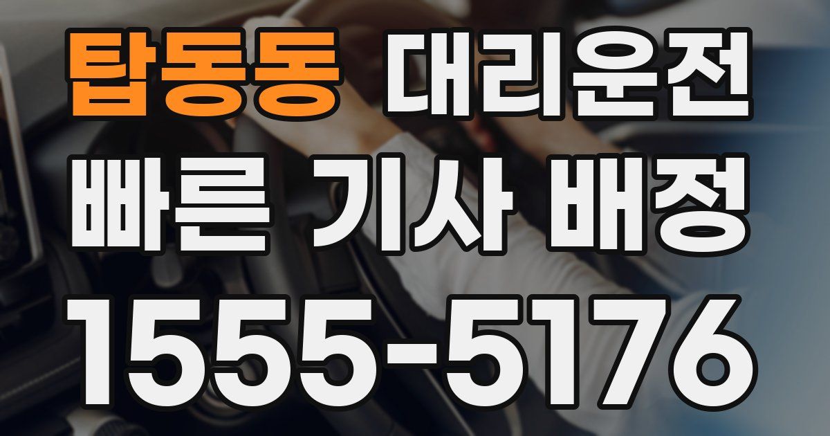 일일대리기사