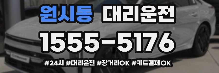 원시동 대리운전