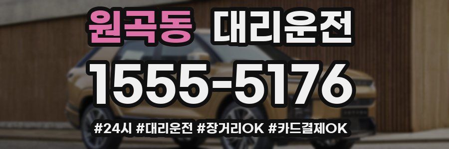 원곡동 대리운전