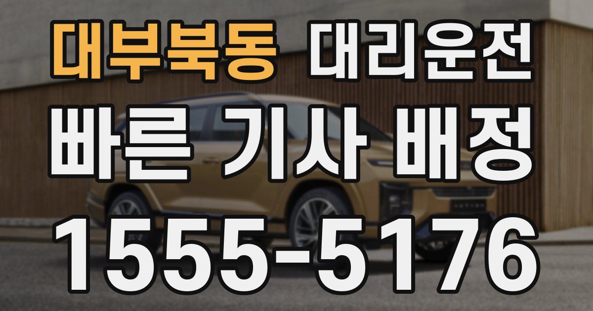일일대리기사