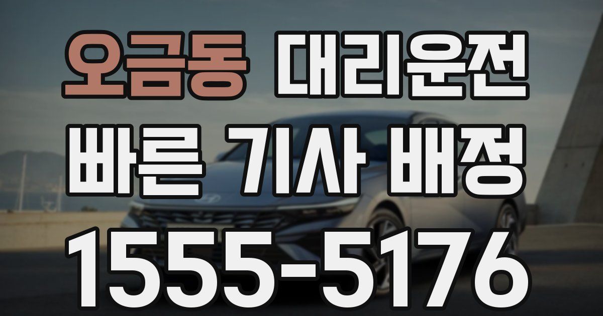 일일대리기사