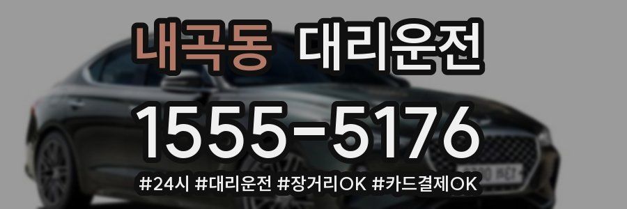 내곡동 대리운전