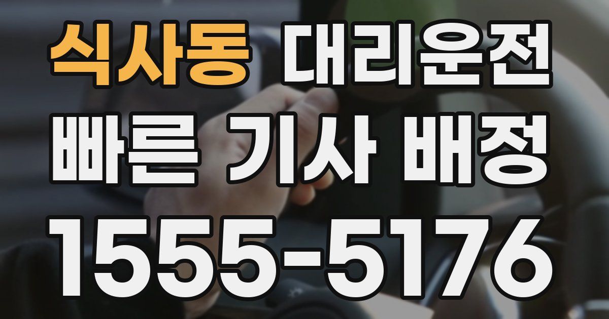 일일대리기사