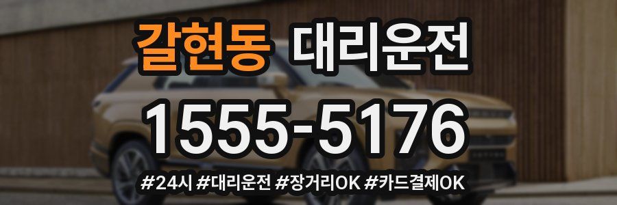 갈현동 대리운전