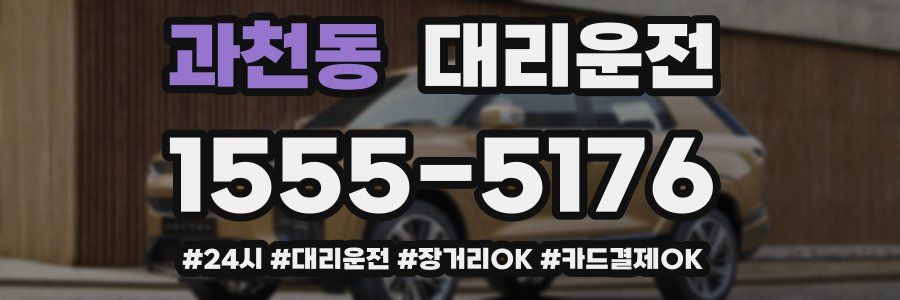 과천동 대리운전