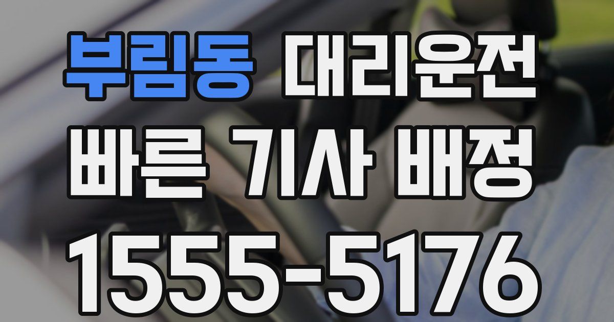 일일대리기사