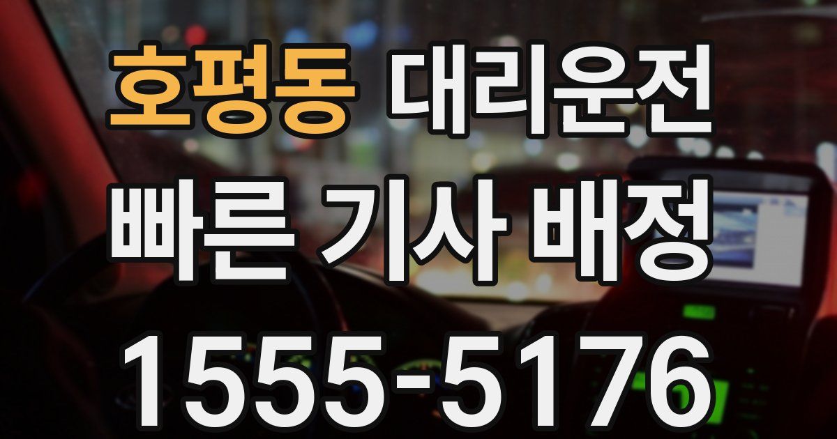 일일대리기사