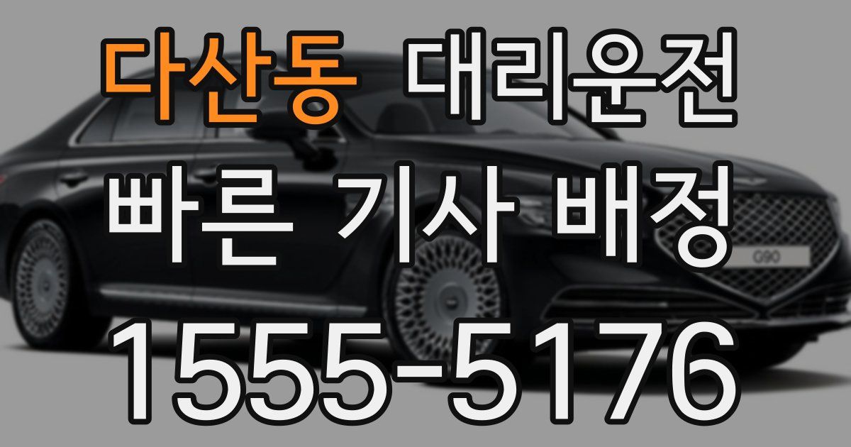 일일대리기사