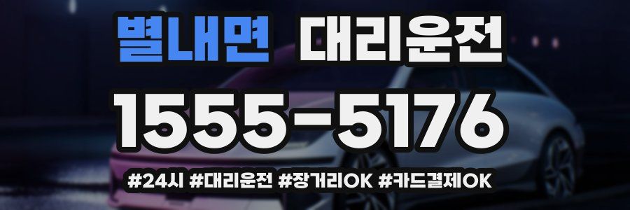 별내면 대리운전