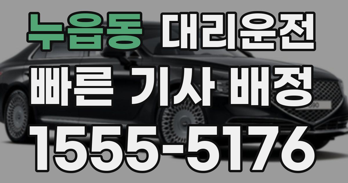 일일대리기사