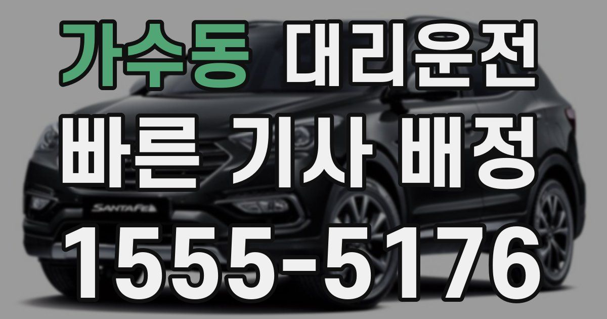 일일대리기사