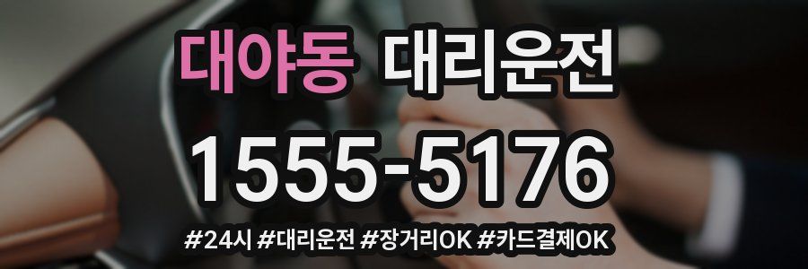 대야동 대리운전