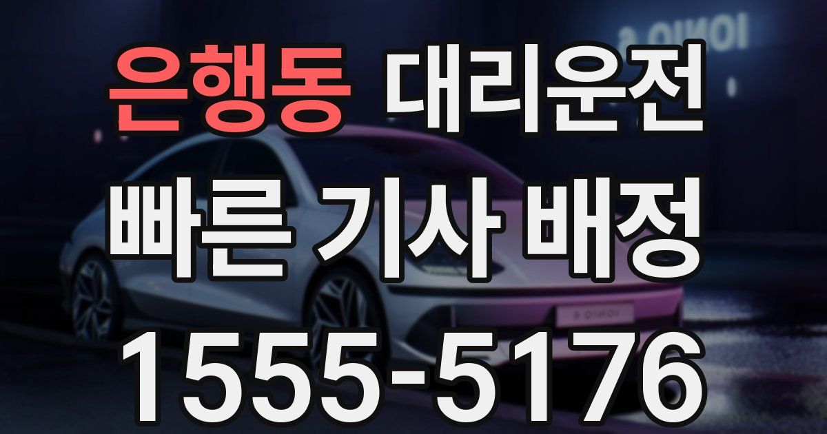 일일대리기사