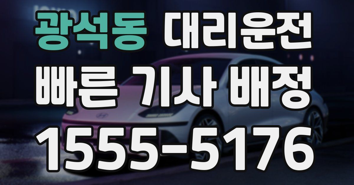 일일대리기사