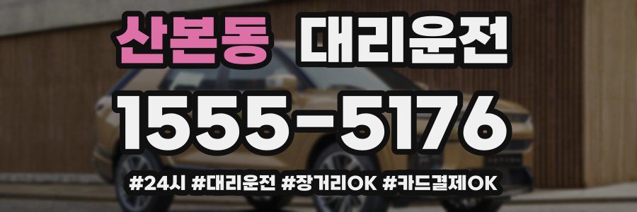 산본동 대리운전