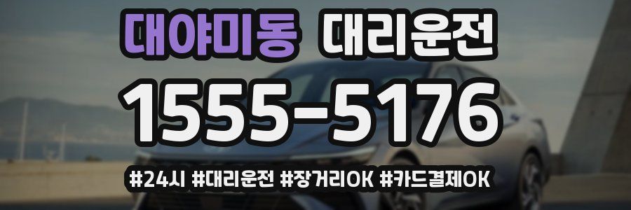대야미동 대리운전