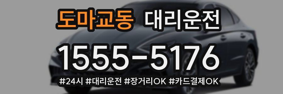 도마교동 대리운전