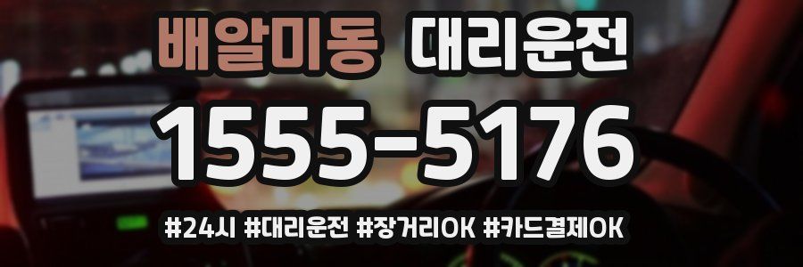 배알미동 대리운전