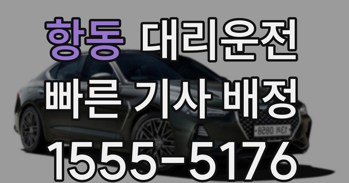 일일대리기사