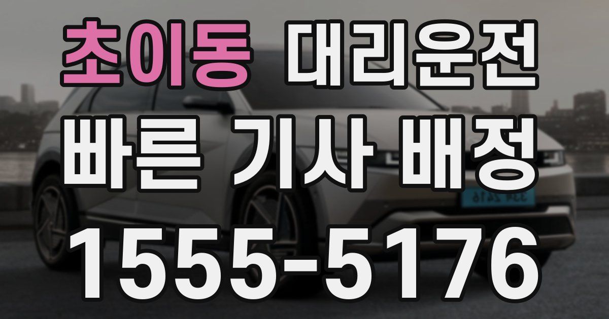 일일대리기사