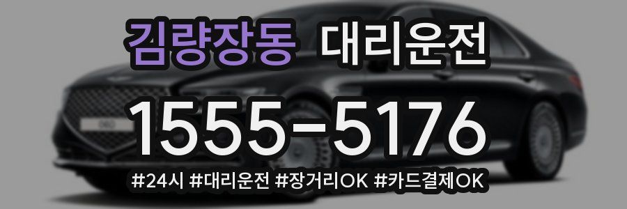 김량장동 대리운전