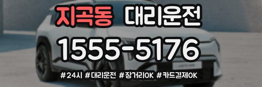 지곡동 대리운전