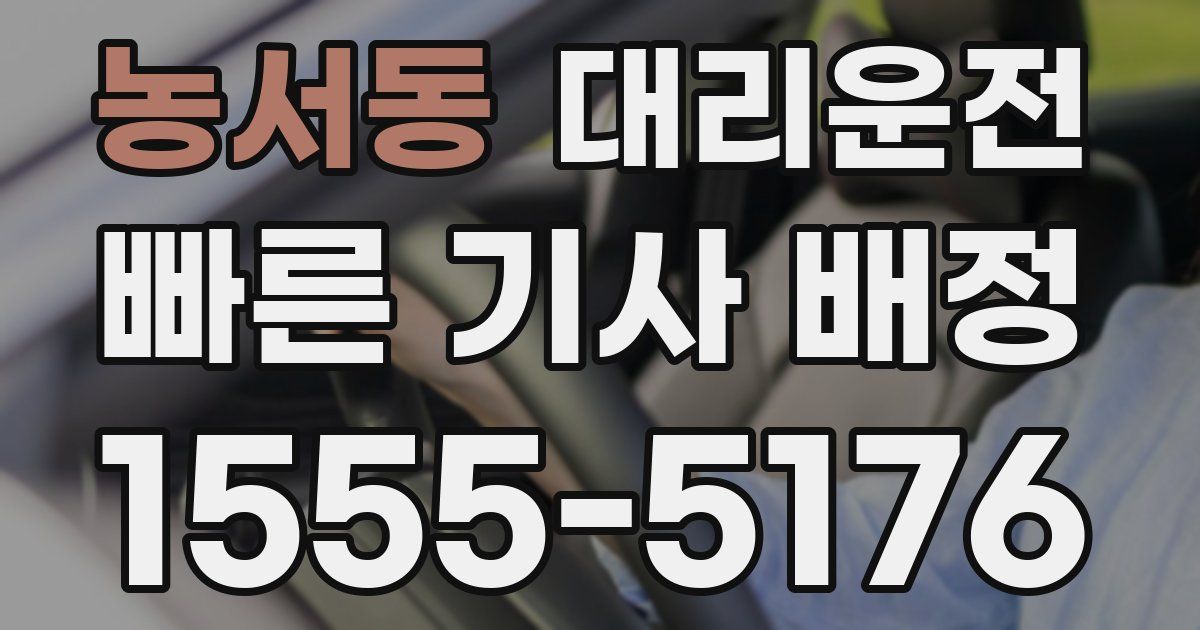 일일대리기사