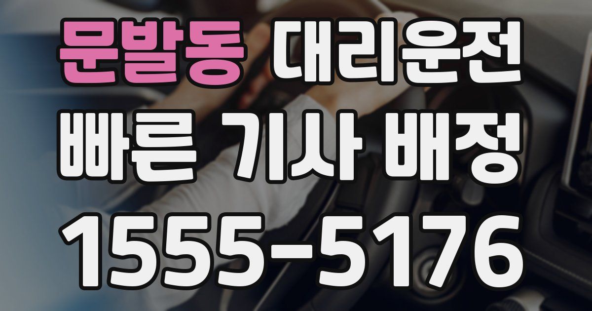 일일대리기사