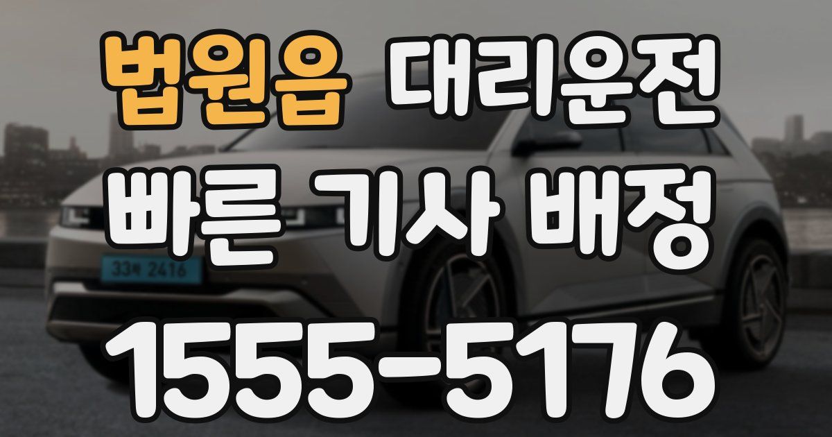 일일대리기사