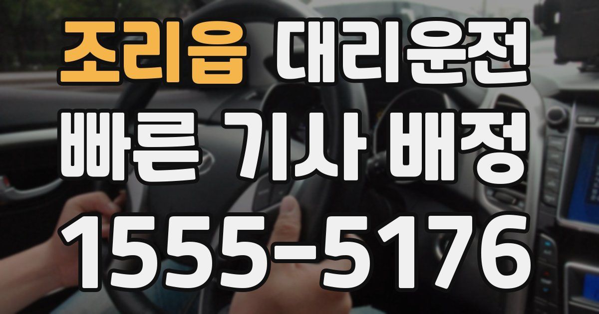 일일대리기사