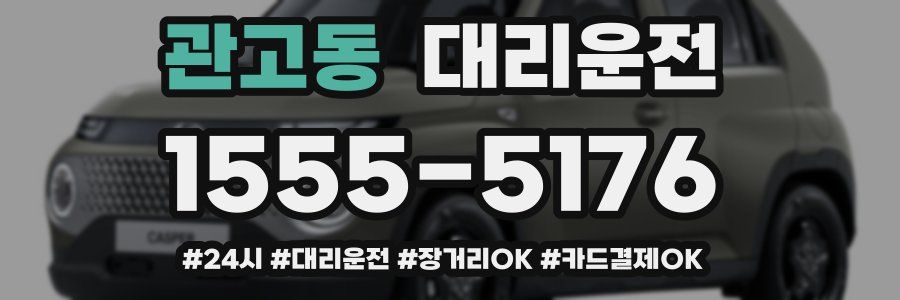 관고동 대리운전