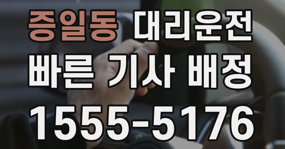 일일대리기사