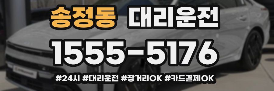 송정동 대리운전