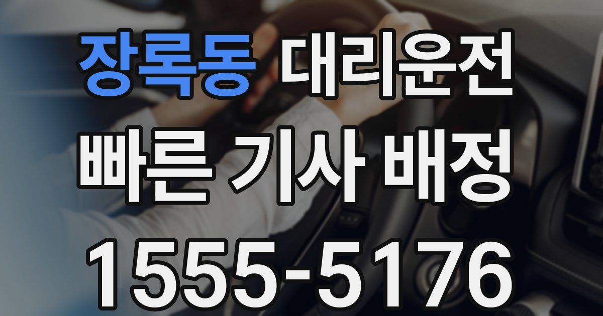 일일대리기사