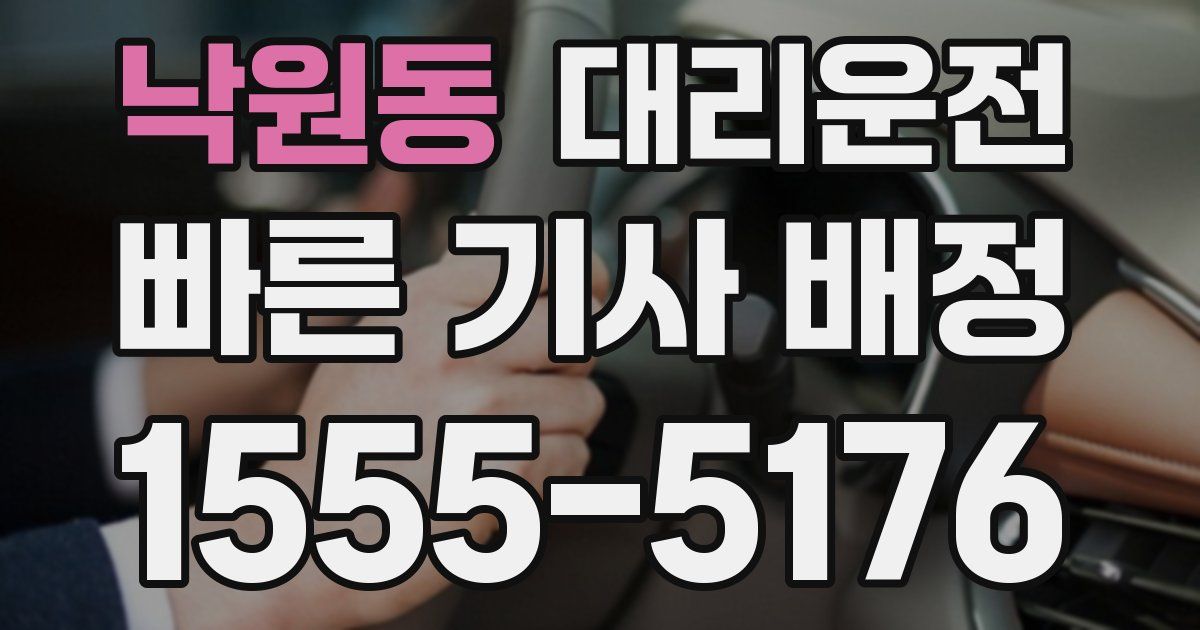 일일대리기사